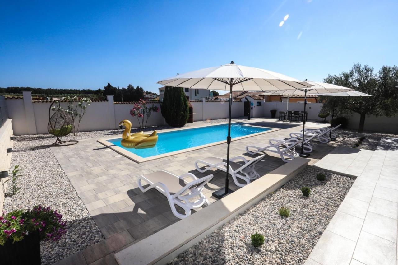 Apartment Nina With Private Pool Nova Vas  ภายนอก รูปภาพ