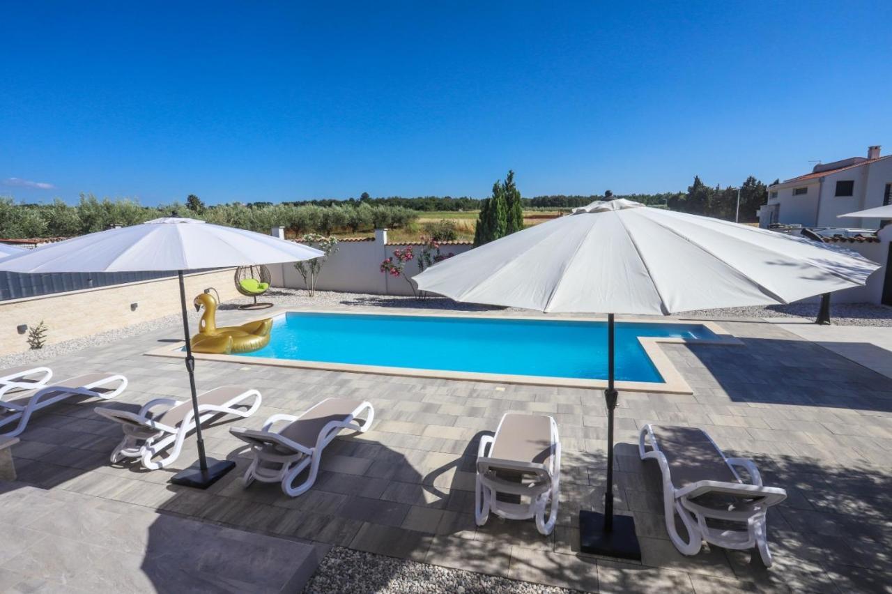 Apartment Nina With Private Pool Nova Vas  ภายนอก รูปภาพ