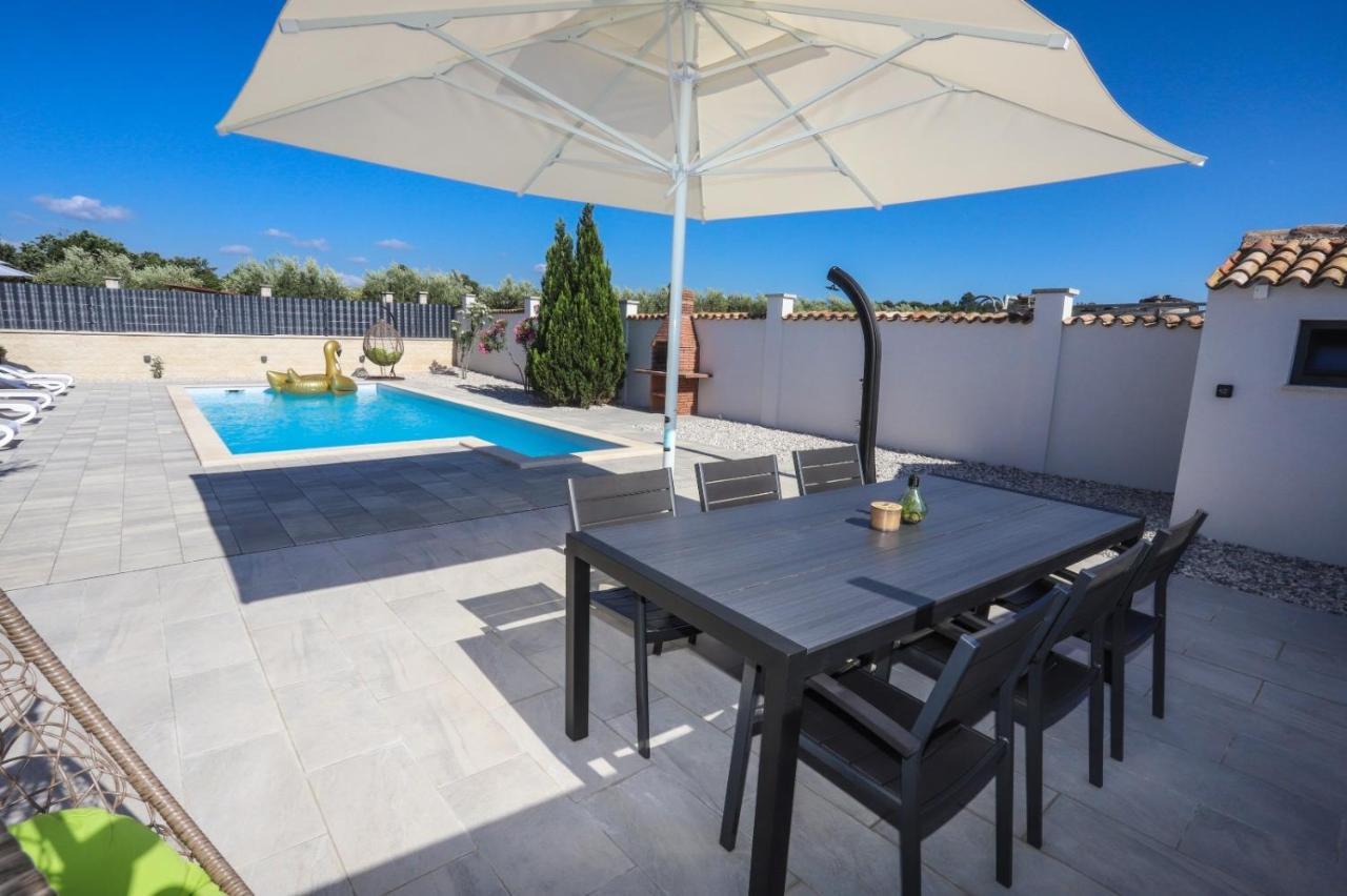 Apartment Nina With Private Pool Nova Vas  ภายนอก รูปภาพ